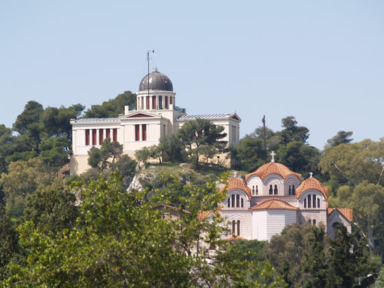 the observatory left and Saint Mairna Chucrh