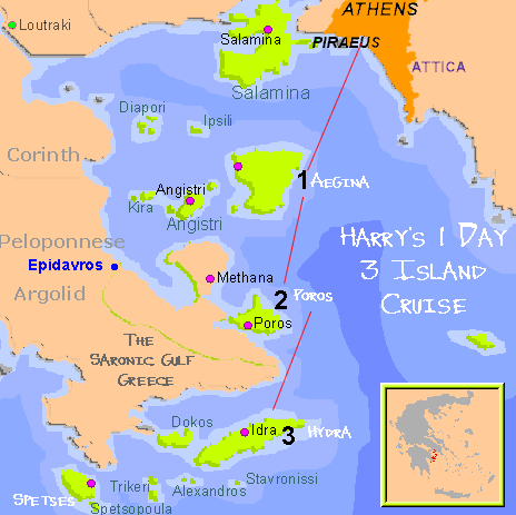 Map Of Greece For Kids. map saronic gulf Saronic Gulf